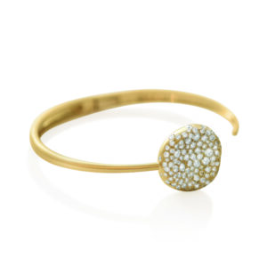 Nada Ghazal Baby Malak Round Ice Cuff at Meridian Jewelers