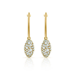 Nada Ghazal Baby Malak Drop Ice Marquis Earrings at Meridian Jewelers