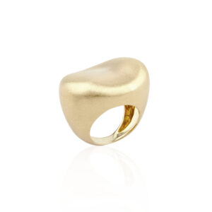 Nada Ghazal Malak Oval Large Gold Ring at Meridian Jewelers