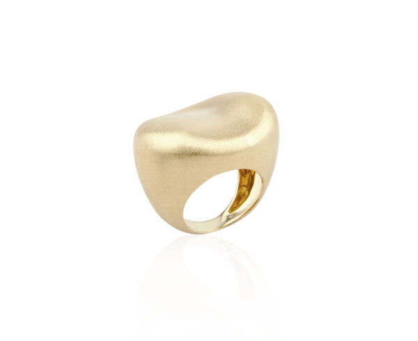 Nada Ghazal Malak Oval Large Gold Ring at Meridian Jewelers