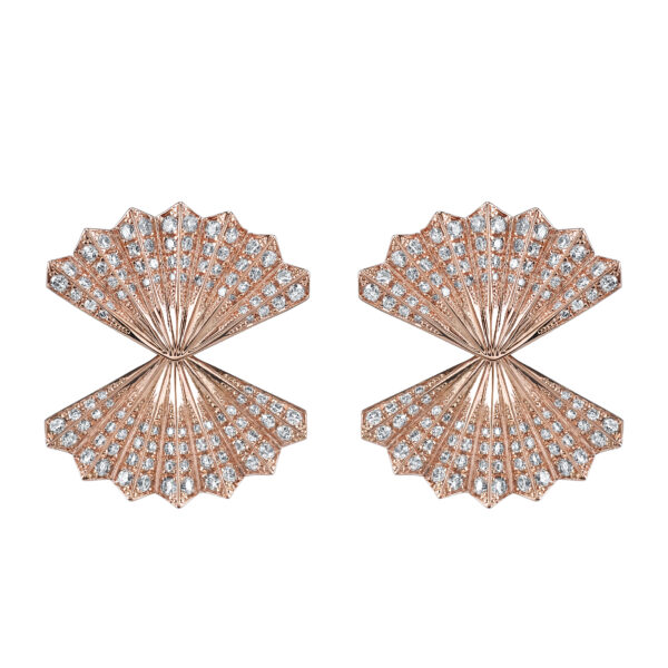 Anita Ko Fan Diamond Earrings at Meridian Jewelers