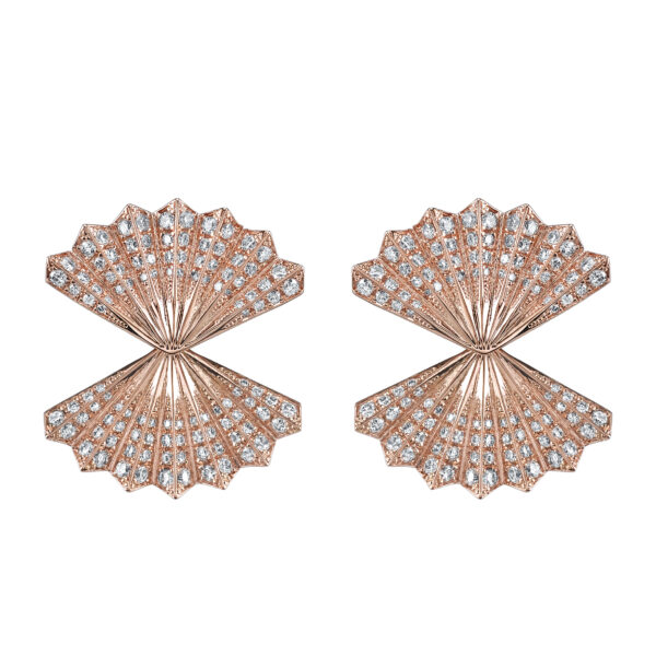 Anita Ko Fan Diamond Earrings at Meridian Jewelers