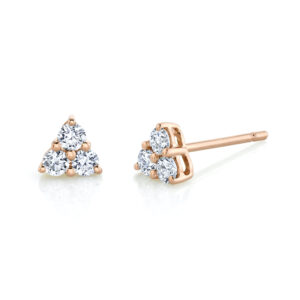 Anita Ko Large Trillion Diamond Studs at Meridian Jewelers