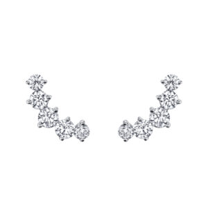 Anita Ko Arc Diamond Studs at Meridian Jewelers