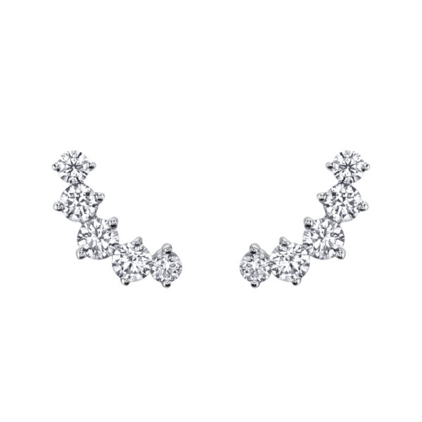 Anita Ko Arc Diamond Studs at Meridian Jewelers