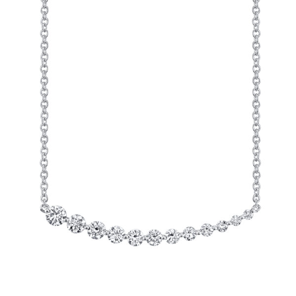 Anita Ko Graduated Diamond Necklace (white gold) at Meridian Jewelers