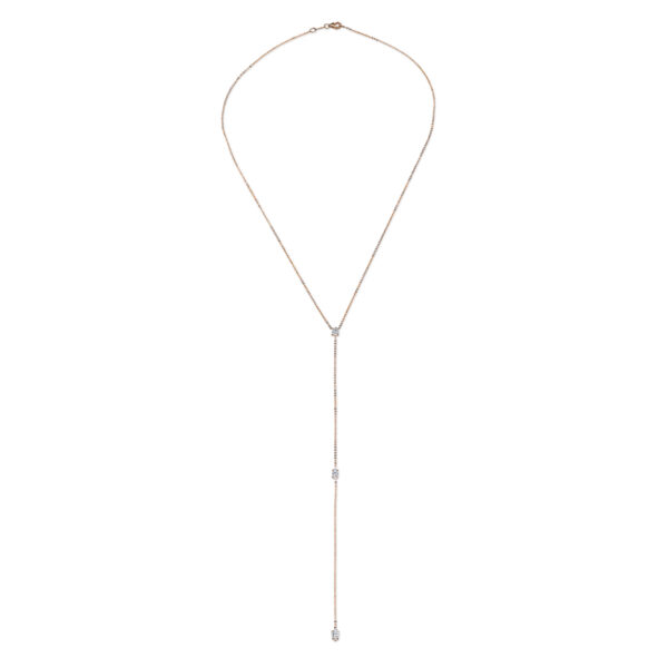 Anita Ko Pear and Double Marquise Diamond Lariat at Meridian Jewelers