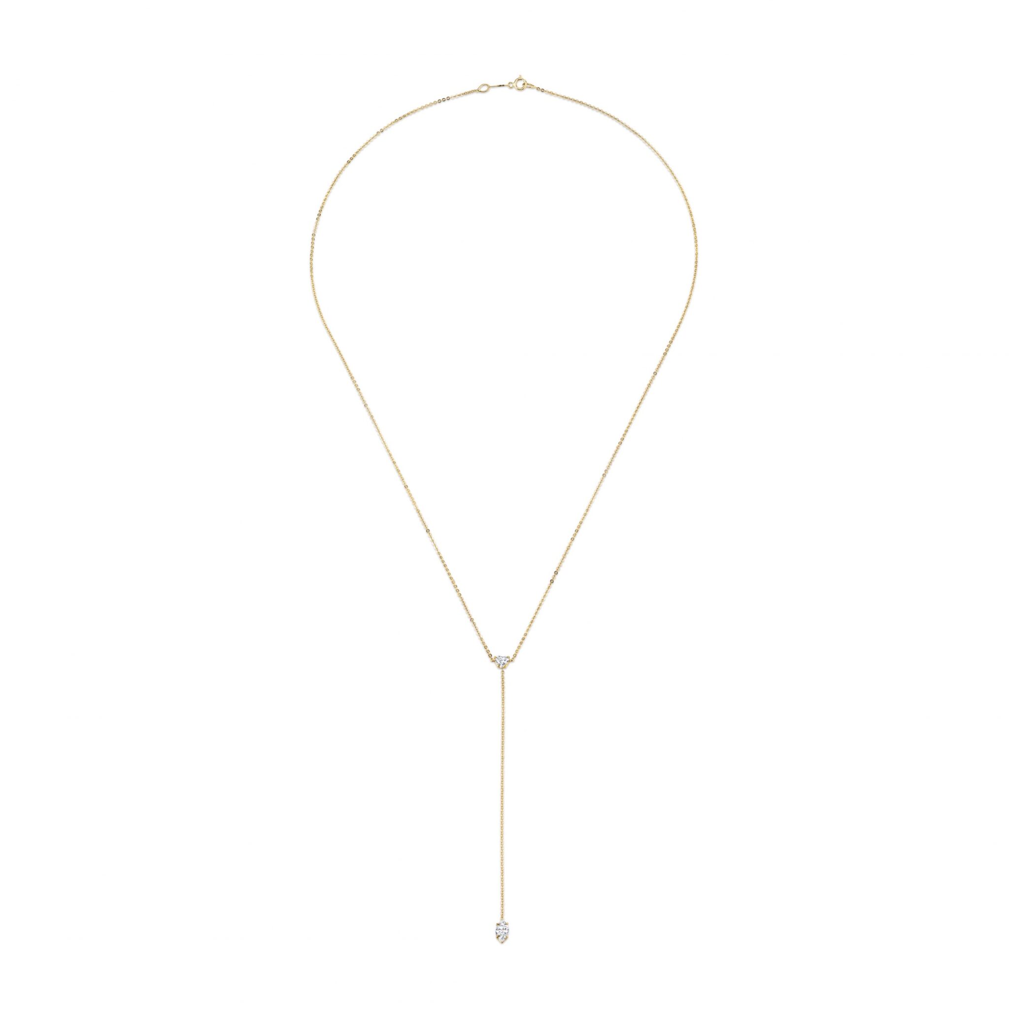 Anita Ko Heart and Marquise Diamond Lariat at Meridian Jewelers