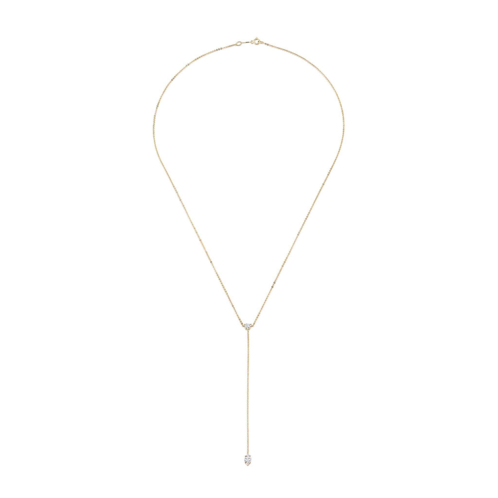 Anita Ko Heart and Marquise Diamond Lariat at Meridian Jewelers