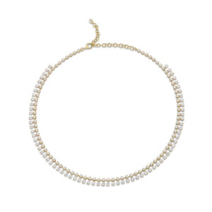 Anita Ko Round Diamond Shaker Necklace at Meridian Jewelers