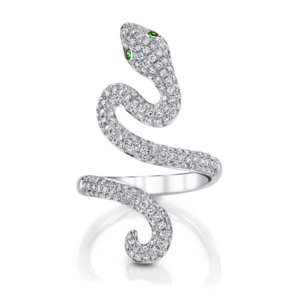 Anita Ko Narrow Snake Ring at Meridian Jewelers