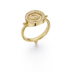 Temple St. Clair 18K Angel Ring at Meridian Jewelers