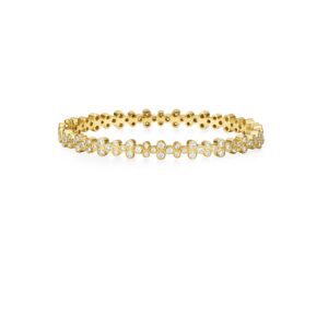 Temple St. Clair 18K Diamond Trio Eternity Bracelet at Meridian Jewelers