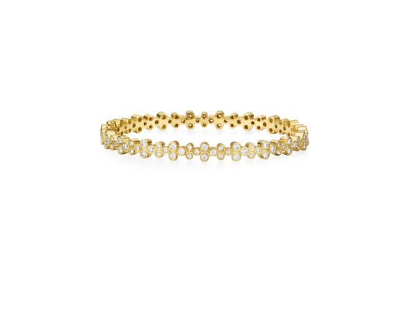 Temple St. Clair 18K Diamond Trio Eternity Bracelet at Meridian Jewelers