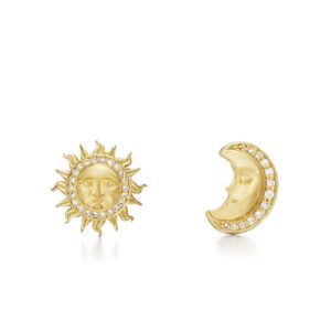 Temple St. Clair 18K Sole Luna Earrings at Meridian Jewelers