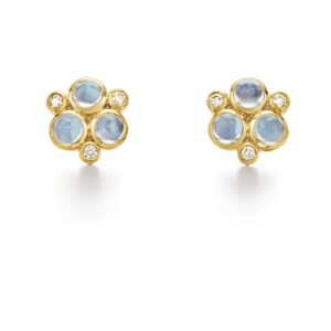 Temple St. Clair 18K Classic Trio Earrings at Meridian Jewelers