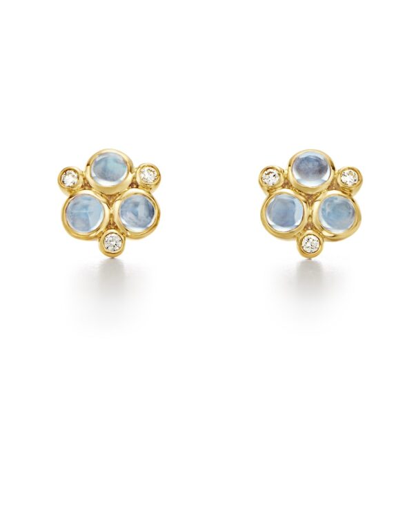Temple St. Clair 18K Classic Trio Earrings at Meridian Jewelers