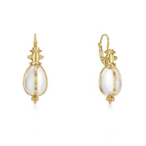 Temple St. Clair 18K Classic Amulet Earrings at Meridian Jewelers