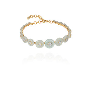 Fernando Jorge Milky Aquamarine Surrounding Bracelet at Meridian Jewelers