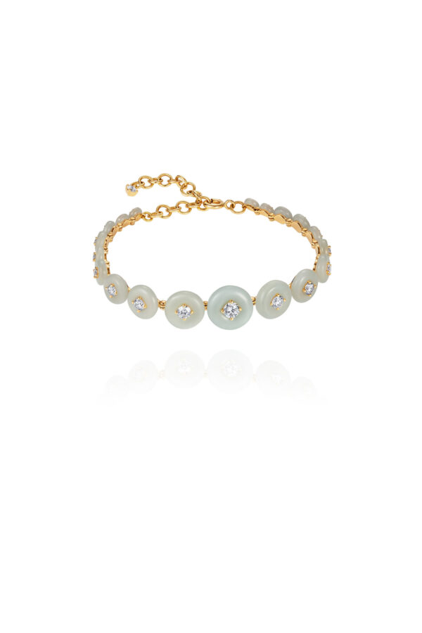 Fernando Jorge Milky Aquamarine Surrounding Bracelet at Meridian Jewelers