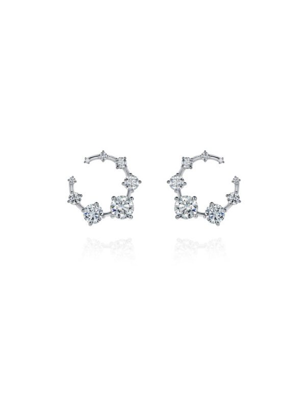 Fernando Jorge High Brilliant Circle Earrings at Meridian Jewelers