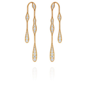 Fernando Jorge Fluid Diamond Double Earrings at Meridian Jewelers