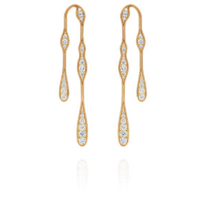 Fernando Jorge Fluid Diamond Double Earrings at Meridian Jewelers