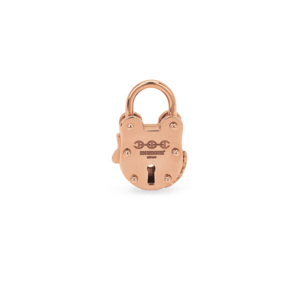 Hoorsenbuhs 18K Rose Gold Padlock Pendant at Meridian Jewelers