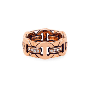 Hoorsenbuhs 18K Rose Gold Wall Classic Ring at Meridian Jewelers.