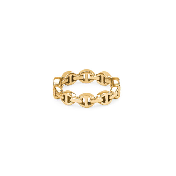 Hoorsenbuhs 18K yellow Gold Micro Dame III Ring at Meridian Jewelers