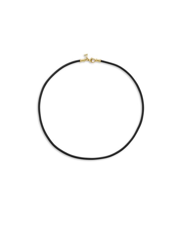 Temple St. Clair 18K Black Leather Cord at Meridian Jewelers