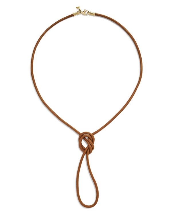 Temple St. Clair 18K Natural Leather Cord at Meridian Jewelers