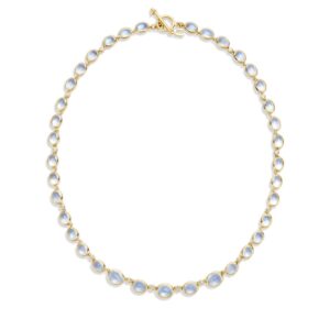 Temple St. 18K Blue Moon Oval Eternity Necklace at Meridian Jewelers