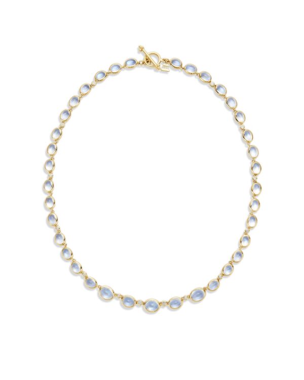 Temple St. 18K Blue Moon Oval Eternity Necklace at Meridian Jewelers