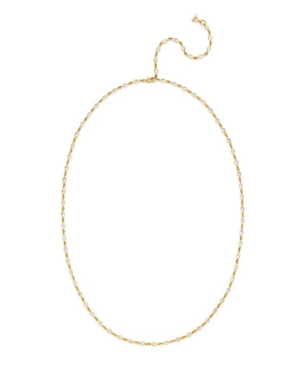 Temple St. Clair 18K Longchain in Rosecut White Sapphire at Meridian Jewelers