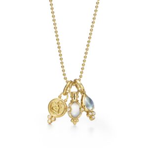 Temple St. Clair 18K Signature Charm Necklace at Meridian Jewelers