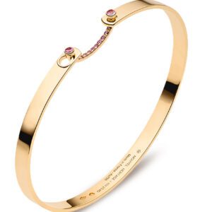 Nouvel Heritage 18K Pink Sapphire Mood Bracelet at Meridian Jewelers