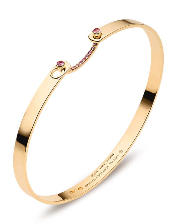 Nouvel Heritage 18K Pink Sapphire Mood Bracelet at Meridian Jewelers
