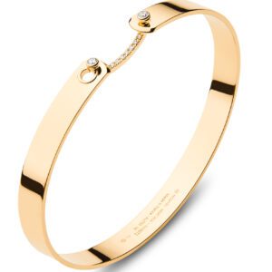 Nouvel Heritage Business Meeting GM Mood Bangle (Yellow Gold) at Meridian Jewelers.