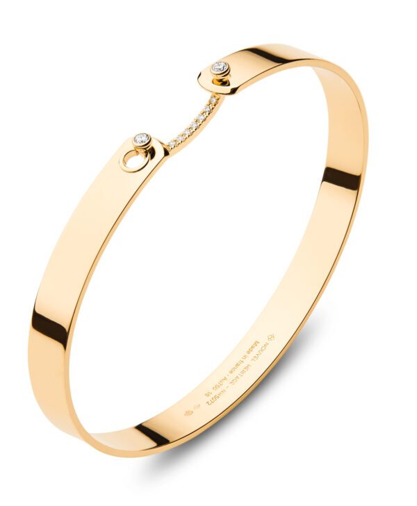 Nouvel Heritage Business Meeting GM Mood Bangle (Yellow Gold) at Meridian Jewelers.