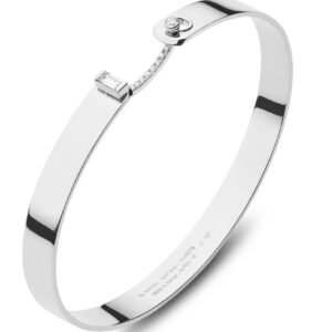 white gold Nouvel Heritage Dinner Date GM Mood Bangle at Meridian Jewelers