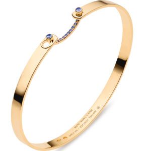 Nouvel Heritage Baby Blue Mood Bangle at Meridian Jewelers