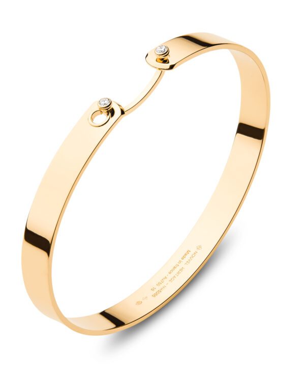 Nouvel Heritage Monday Morning GM Mood Bangle (yellow gold) at Meridian Jewelers