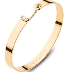 Yellow Gold Nouvel Heritage Dinner Date GM Mood Bangle at Meridian Jewelers