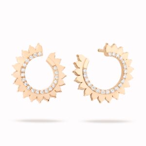 Nouvel Heritage Gold Earrings at Meridian Jewelers