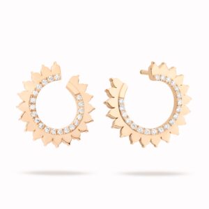 Nouvel Heritage Gold Earrings at Meridian Jewelers
