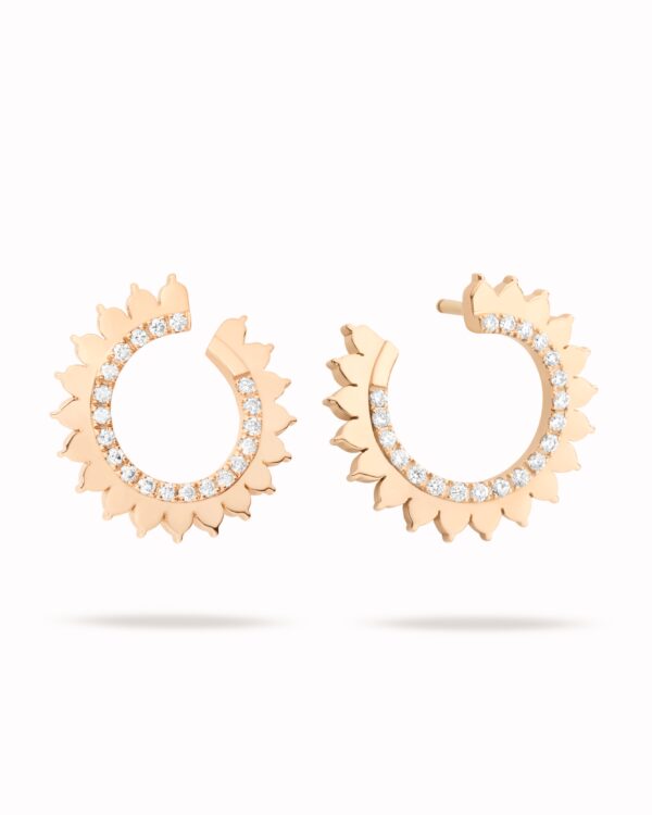 Nouvel Heritage Gold Earrings at Meridian Jewelers