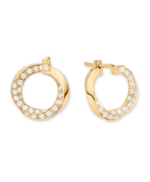 Nouvel Heritage Diamond Thread Earrings at Meridian Jewelers