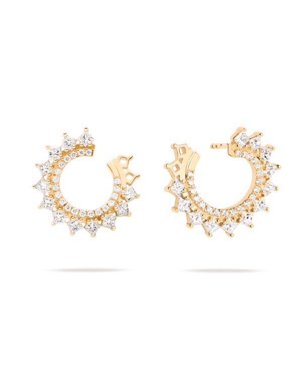 Nouvel Heritage Princess Diamond Earrings at Meridian Jewelers