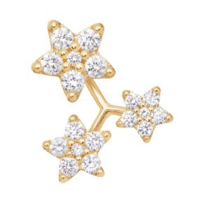 Ole Lynggaard Triple Shooting Stars Stud Earring at Meridian Jewelers